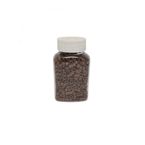 Silicone Beads Light Brown